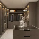 Custom Bedroom Clothes Walk In Wardrobe