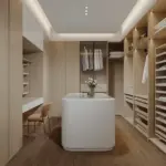 Custom Bedroom Clothes Walk In Wardrobe
