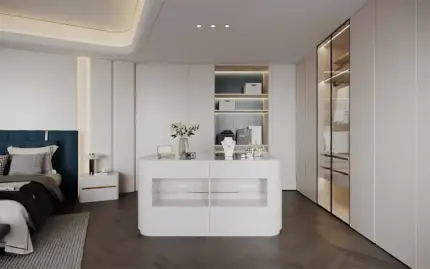 Custom Bedroom Clothes Walk In Wardrobe