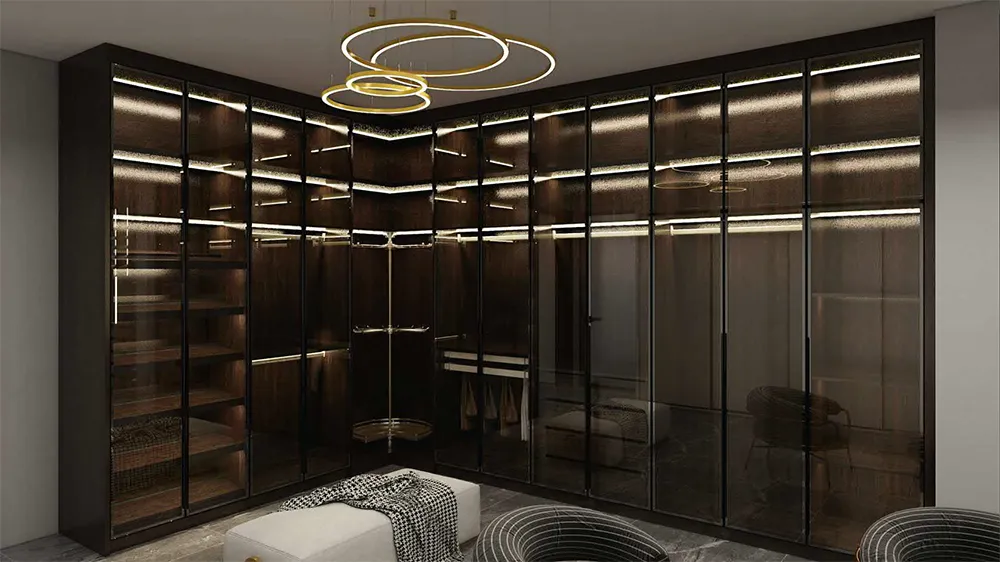 c18 Custom Bedroom Clothes Walk In Wardrobe