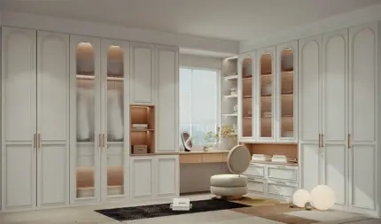Custom Bedroom Clothes Walk In Wardrobe