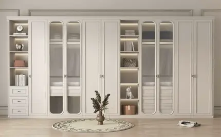 Custom Bedroom Clothes Walk In Wardrobe