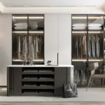 Custom Bedroom Clothes Walk In Wardrobe