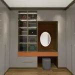 Custom Bedroom Clothes Walk In Wardrobe
