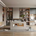 Custom Bedroom Clothes Walk In Wardrobe