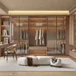 Custom Bedroom Clothes Walk In Wardrobe