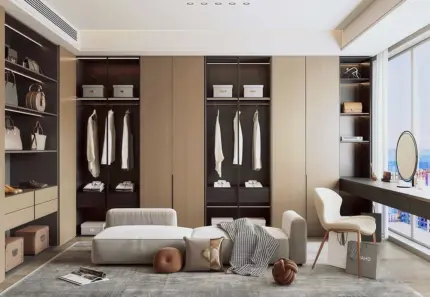 Custom Bedroom Clothes Walk In Wardrobe