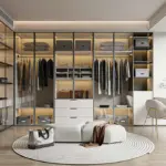 Custom Bedroom Clothes Walk In Wardrobe