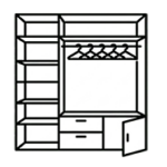 Wardrobe and Closet